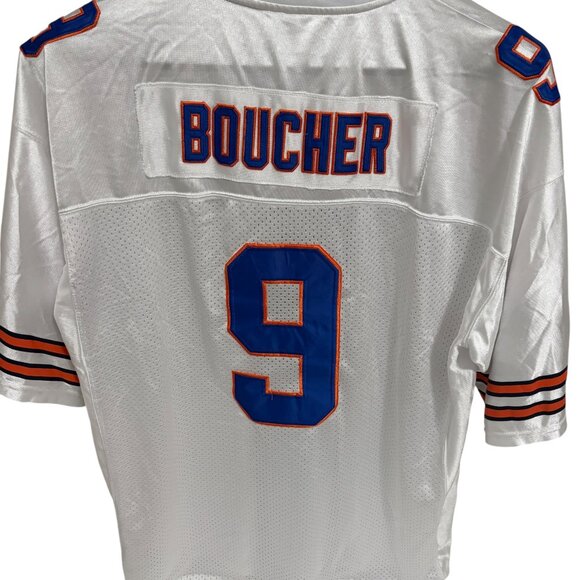 Bobby Boucher #9 The Waterboy Football Jersey Adam Sandler White Size XXL - Picture 6 of 6